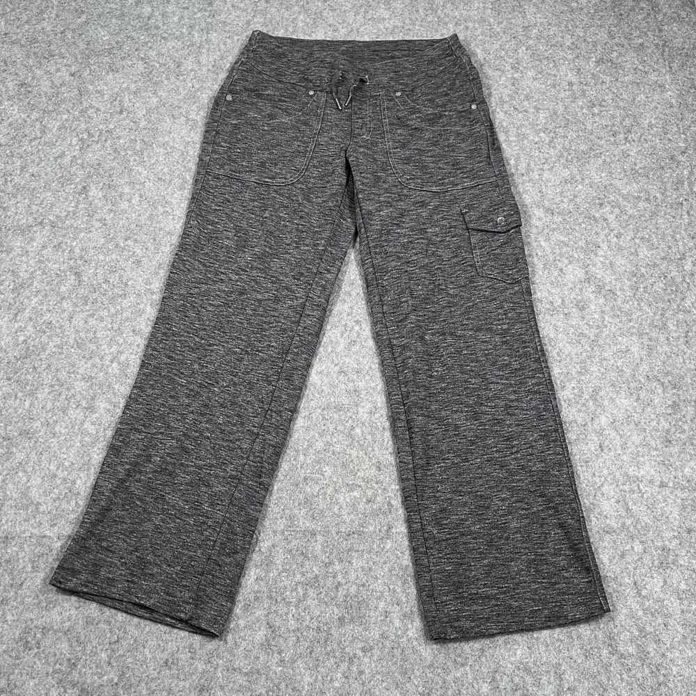 Kuhl Heathered Gray Mova Cargo Wide Leg Pull-On Lounge Pants Women's Size 6
